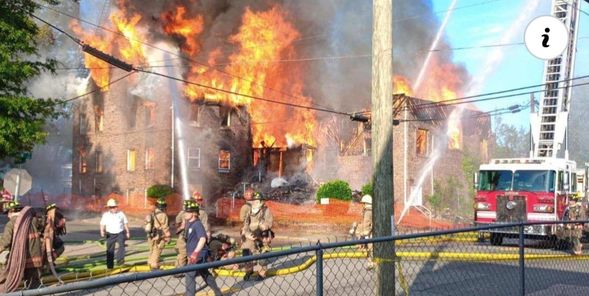 Durham NC Fire on East Main Street, no injuries reported